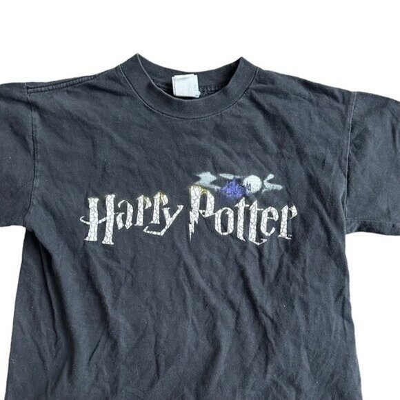 Harry Potter Boy's M Vintage Warner Bros Studio Store Graphic Tee T-Shirt Rare - Picture 3 of 5